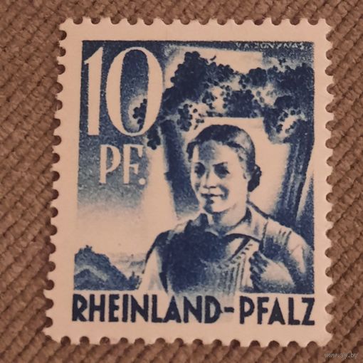 Германия 1947. Французская зона оккупации. Рейнальд Пфальц