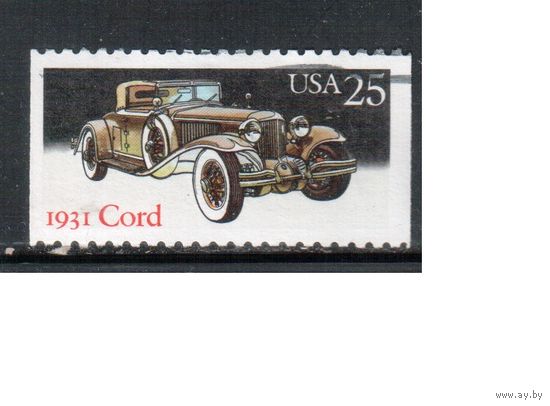 США-1988, (Мих.2000),  гаш., Автомобили,