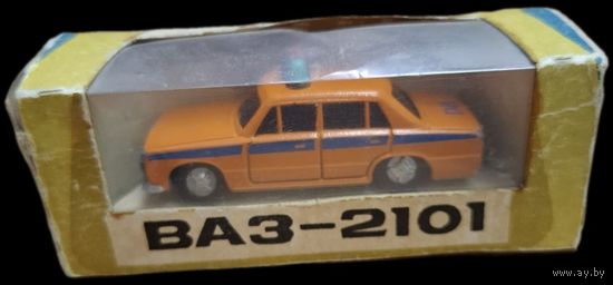 Машинка коллекционная. БССР. Ваз 2101. ГАИ. В упаковке