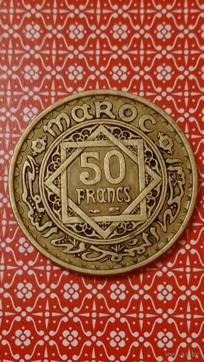 Марокко 50 франков 1952
