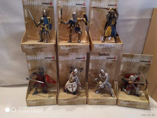 Schleich,Исторические воины(набором 7 единиц)