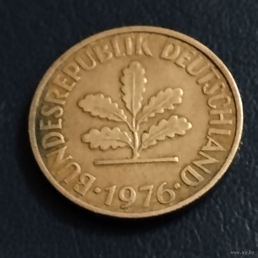 ФРГ 2 пфеннига 1976г.D