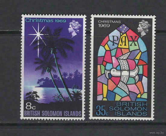 Британские Соломоновы острова /British Solomon Islands 1969** Рождество