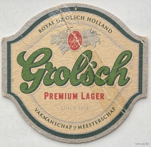 Подставка под пиво (бирдекель) Grolsch