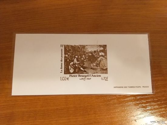 Франция картина Питера Брейгеля старшего искусство культура проба люкс блок (ки-6)