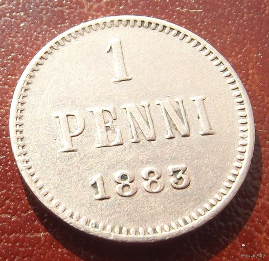 Финляндия в составе РИ. 1 пенни 1883