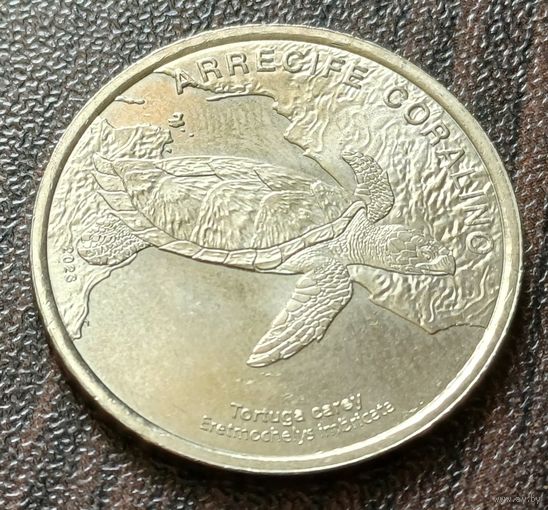 Коста-Рика 50 колонов, 2023   Морская черепаха Хоксбилл    ( 2-8-4 )