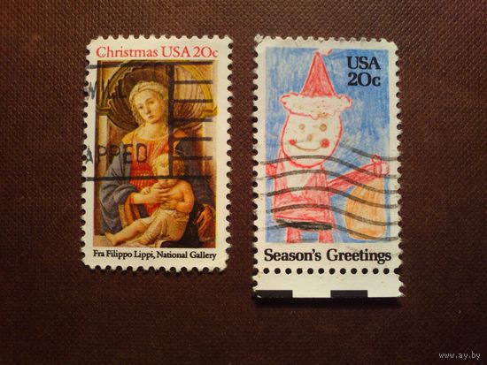 США 1984 г .Рождество./3а/