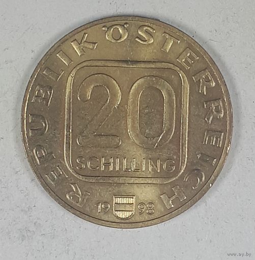 Австрия 20 шиллингов 1998  500 лет со дня смерти Михаэля Пахера