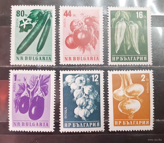 Болгария. 1958 год. Флора. Овощи (1578)