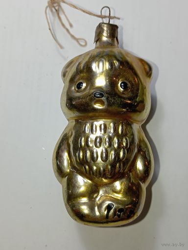 Ёлочная игрушка - Мишка , СССР