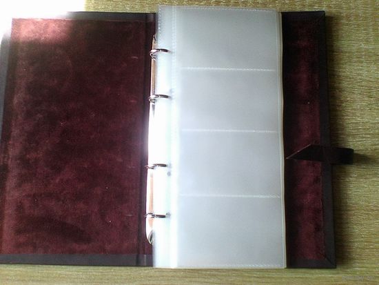 Визитница /Кожаный Переплёт/ - Хоккейный Клуб  "Динамо" Минск.