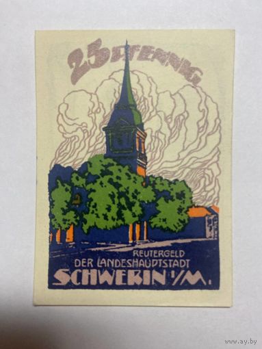 25 пфенингов (нотгельды) г. Германия.-1012