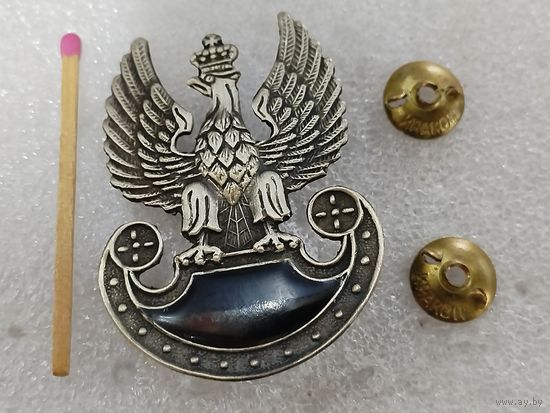 Знак ПНР. Нагрудный знак Польской армии. тяжёлый, винты