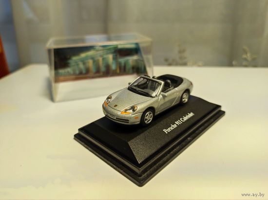 Porsche 911 cabriolet 1:72 машинка металлическая модель автомобиля порше