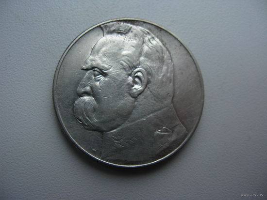 Польша 10 злотых 1934 г. Пилсудский  ( В ОЧЕНЬ в хорошем состоянии )