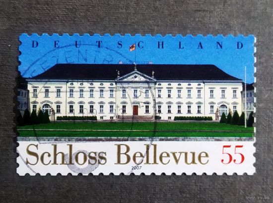 Марка Германия 2007 год Дворец