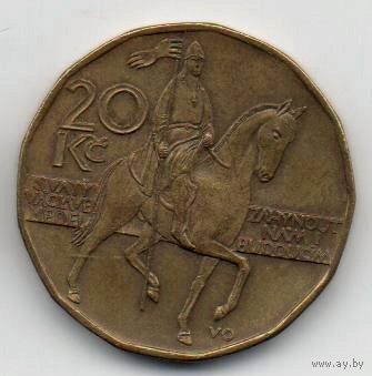 ЧЕШСКАЯ РЕСПУБЛИКА. 20 КРОН 2004. СВЯТОЙ ВАЦЛАВ
