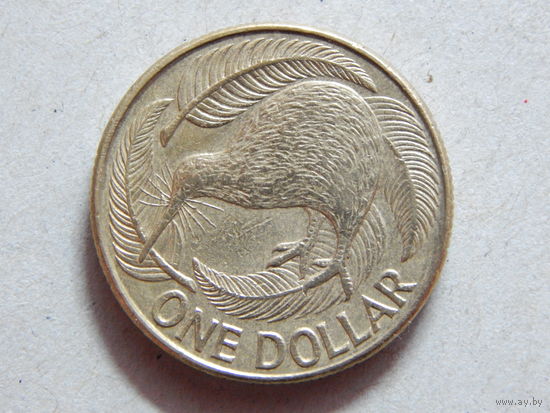 Новая Зеландия 1 доллар 1990г.