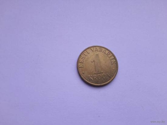 1 крона 2000 года. Эстония.
