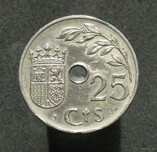 Испания 25 сентаво 1937 ТОРГ уместен распродажа коллекции