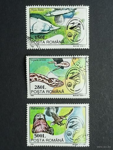 Румыния 1994. Фауна – охрана окружающей среды в дельте Дуная