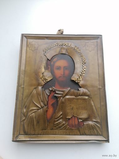 Старинная икона, Вседержитель, торги с Рубля