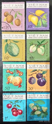Вьетнам 1975. Флора. Фрукты. Полная серия
