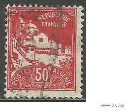 Алжир(французский). Мечеть рыбаков. 1930г.Mi#102в.(тёмно-красная).
