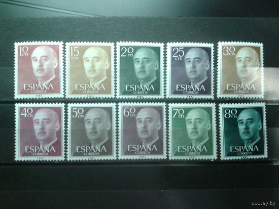 Испания 1955 Генерал Франко** 10 марок