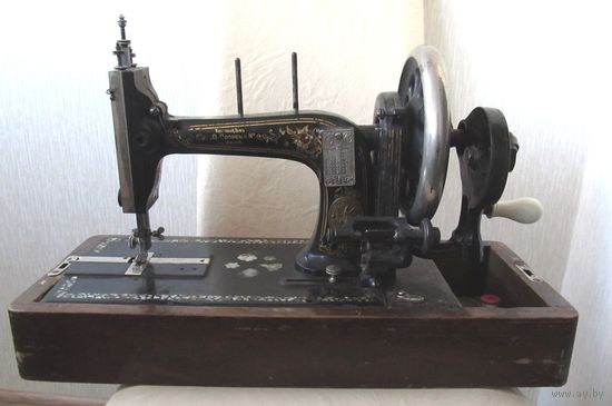 Все лоты с рубля.Швейная машинка Торговый дом Поповъ и Ко в Москве,19 век,Российская Империя,клейма!