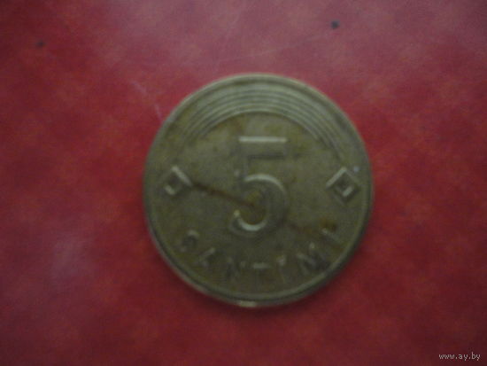 5 сантимов Латвия 2006 год