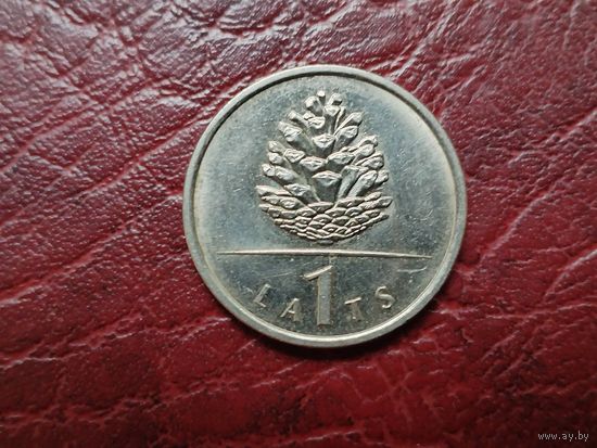1 лат Латвия 2006 г. Шишка.