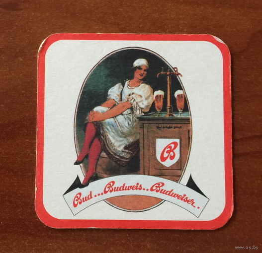 Подставка под пиво Budweiser No 9