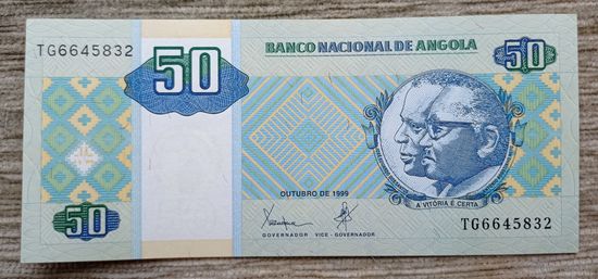 Werty71 Ангола 50 кванза 1999 аUNC банкнота