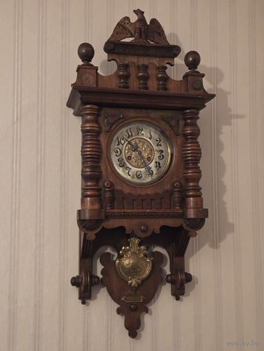 Старинные настенные часы Юнганс
