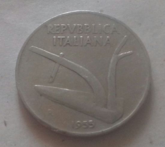 10 лир, Италия 1955 г.