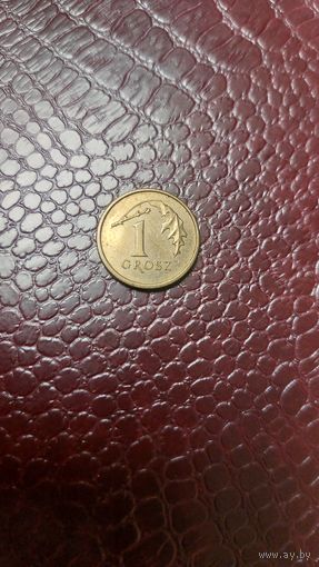 Монета 1 грош 2000г. Польша.