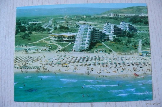 Болгария. Курорт Альбена; 1978, подписана, п/п, марка.