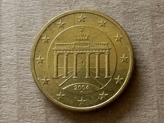 Германия 50 евроцентов, 2004"F". (-U)