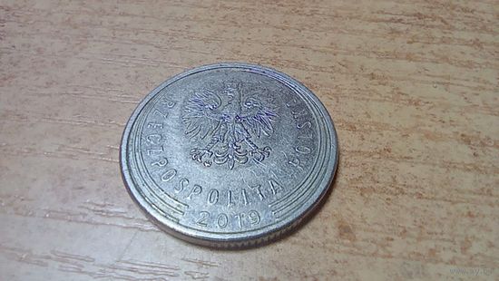 1 злотый 2019 года Польша