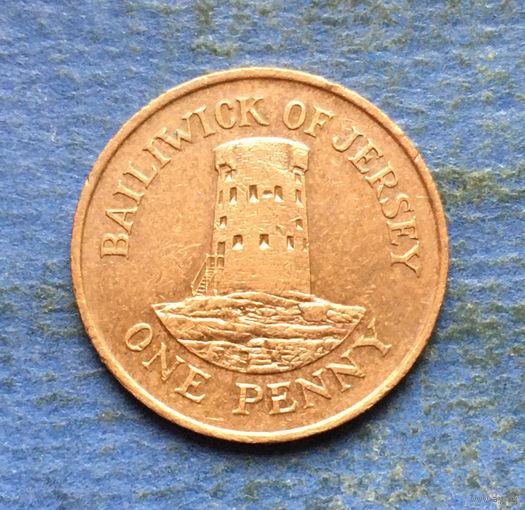 Джерси 1 пенни 1987