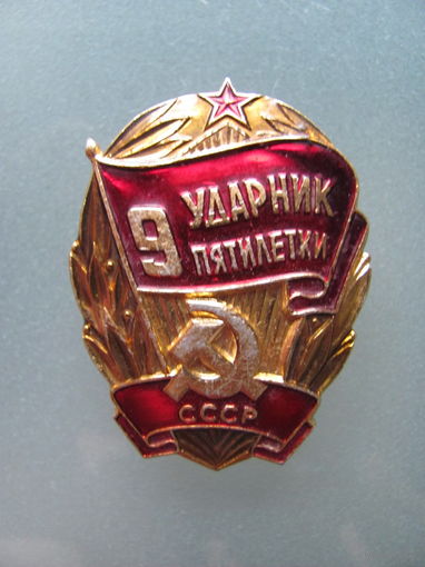 Ударник 9 пятилетки.
