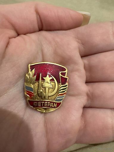 Значок ВЕТЕРАН СССР