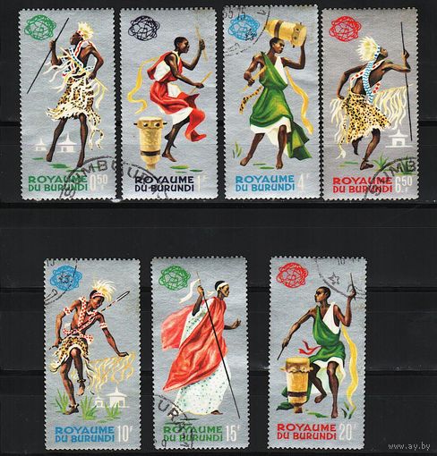 Бурунди 1965, Танцоры, Mi 2,08, Б066