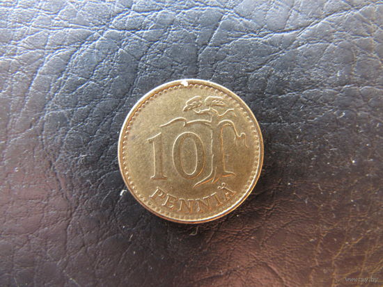 Финляндия. 10 пенни.1977. С 20 копеек. Распродажа коллекции. Смотрите другие лоты.