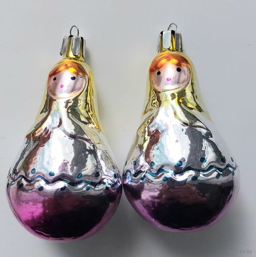 Игрушка елочная "Матрешки"2 шт