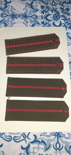 ПОГОНЫ ПОВСЕДНЕВНЫЕ ОДИН КРАСНЫЙ ПРОСВЕТ