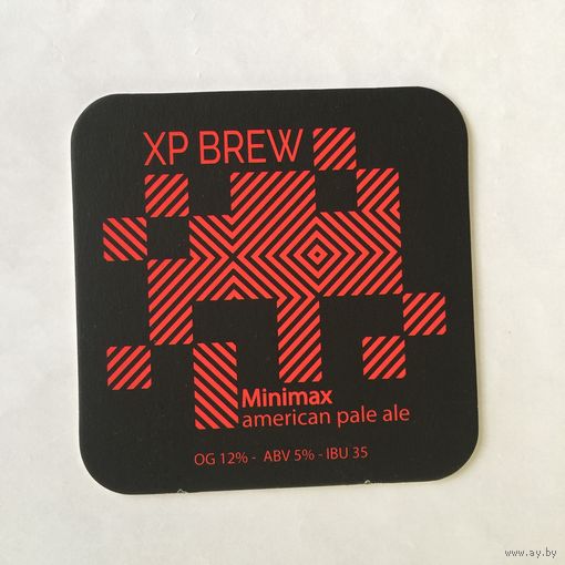 Подставка под пиво крафтовой пивоварни XP Brew /Россия/ No 2