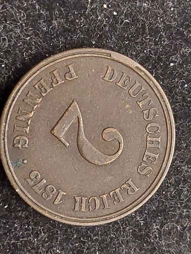 2 пфенинга 1875 j германия